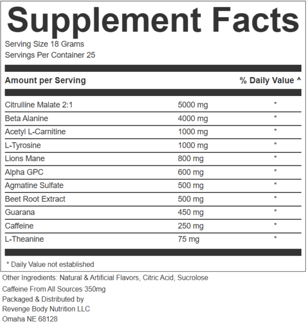 Nemesis Pre Workout - Image 2